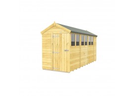 F&F 5ft x 14ft Apex Shed