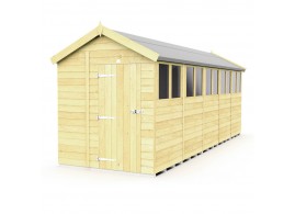 F&F 6ft x 20ft Apex Shed