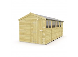 F&F 8ft x 17ft Apex Shed