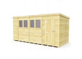 F&F 14ft x 6ft Pent Shed