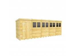 F&F 20ft x 5ft Pent Shed