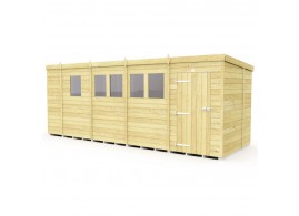 F&F 17ft x 6ft Pent Shed