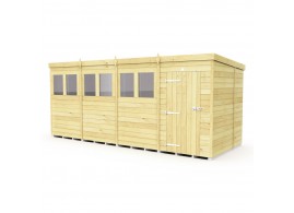 F&F 16ft x 7ft Pent Shed