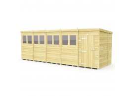 F&F 20ft x 7ft Pent Shed