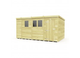 F&F 13ft x 8ft Pent Shed