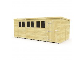 F&F 18ft x 8ft Pent Shed