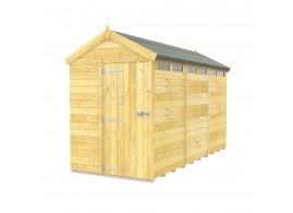 F&F 5ft x 12ft Apex Security Shed