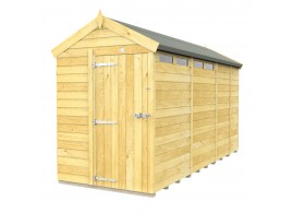 F&F 5ft x 13ft Apex Security Shed