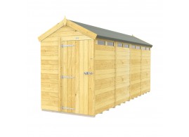 F&F 5ft x 16ft Apex Security Shed