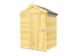 F&F 5ft x 4ft Apex Security Shed