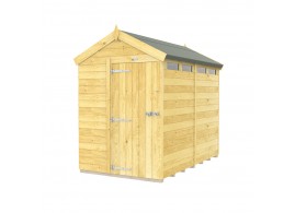 F&F 5ft x 8ft Apex Security Shed