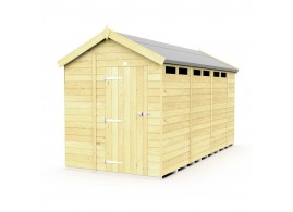 F&F 6ft x 15ft Apex Security Shed