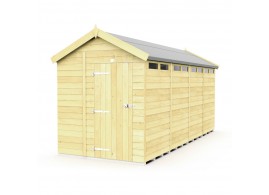 F&F 6ft x 16ft Apex Security Shed