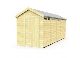 F&F 6ft x 17ft Apex Security Shed