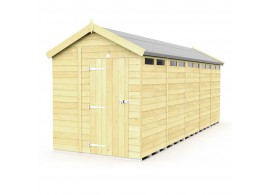 F&F 6ft x 20ft Apex Security Shed