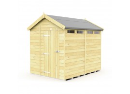 F&F 6ft x 8ft Apex Security Shed