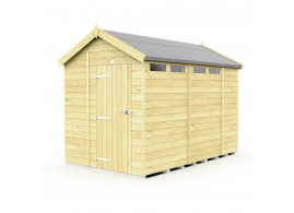 F&F 7ft x 10ft Apex Security Shed