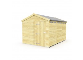 F&F 8ft x 12ft Apex Security Shed