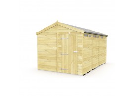 F&F 8ft x 13ft Apex Security Shed