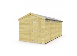 F&F 8ft x 17ft Apex Security Shed