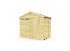 F&F 8ft x 5ft Apex Security Shed