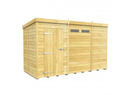 F&F 11ft x 5ft Pent Security Shed