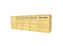 F&F 20ft x 5ft Pent Security Shed