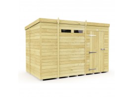 10ft x 6ft Pent Security Shed