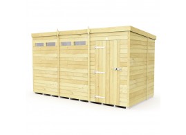 12ft x 6ft Pent Security Shed