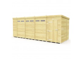 18ft x 6ft Pent Security Shed