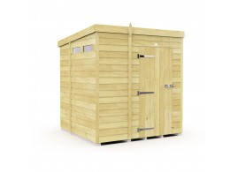 6ft x 6ft Pent Security Shed