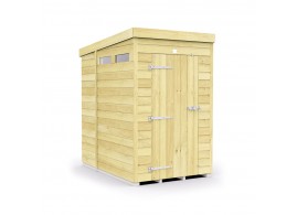 F&F 4ft x 7ft Pent Security Shed