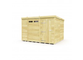 F&F 10ft x 8ft Pent Security Shed