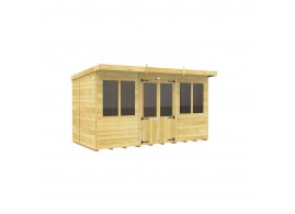 F&F 12ft x 7ft Pent Summer House