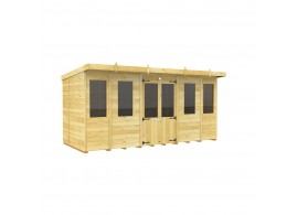 F&F 14ft x 8ft Pent Summer House