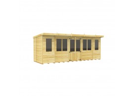 F&F 18ft x 6ft Pent Summer House