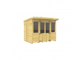 F&F 8ft x 7ft Pent Summer House