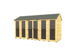 6ft x 14ft Apex Summer House (Full Height Window)