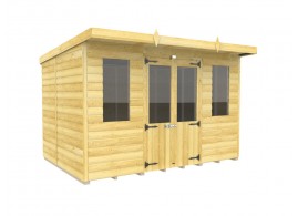 10ft x 7ft Pent Summer House Loglap