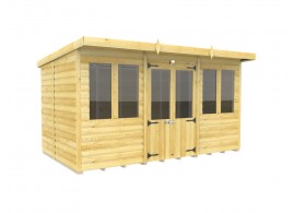 12ft x 7ft Pent Summer House Loglap