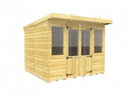 8ft x 8ft Pent Summer House Loglap