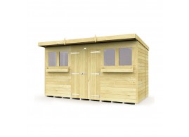 F&F 12ft x 6ft Pent Summer Shed