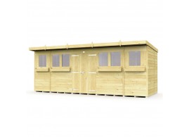 F&F 18ft x 6ft Pent Summer Shed