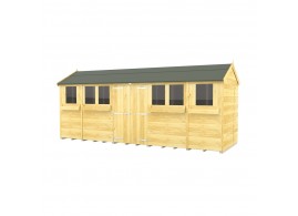 F&F 6ft x 18ft Apex Summer Shed