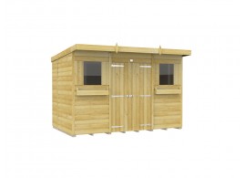 10ft x 6ft Pent Summer Shed Loglap